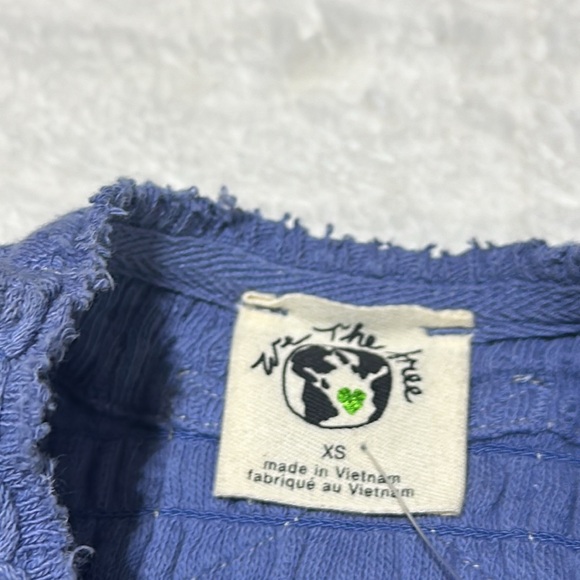 Free People | size xsmall | blue top - Picture 6 of 7